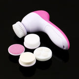 5 in 1 Waterproof Facial Cleansing Brush and Massager