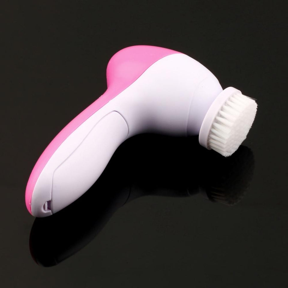 5 in 1 Waterproof Facial Cleansing Brush and Massager