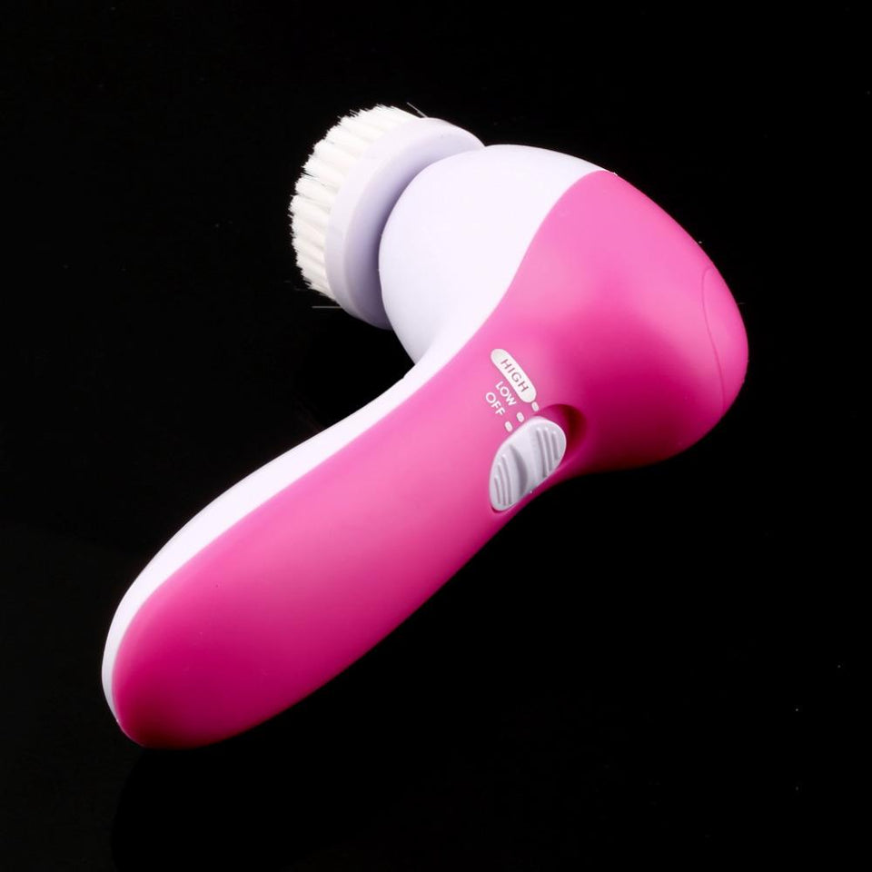 5 in 1 Waterproof Facial Cleansing Brush and Massager