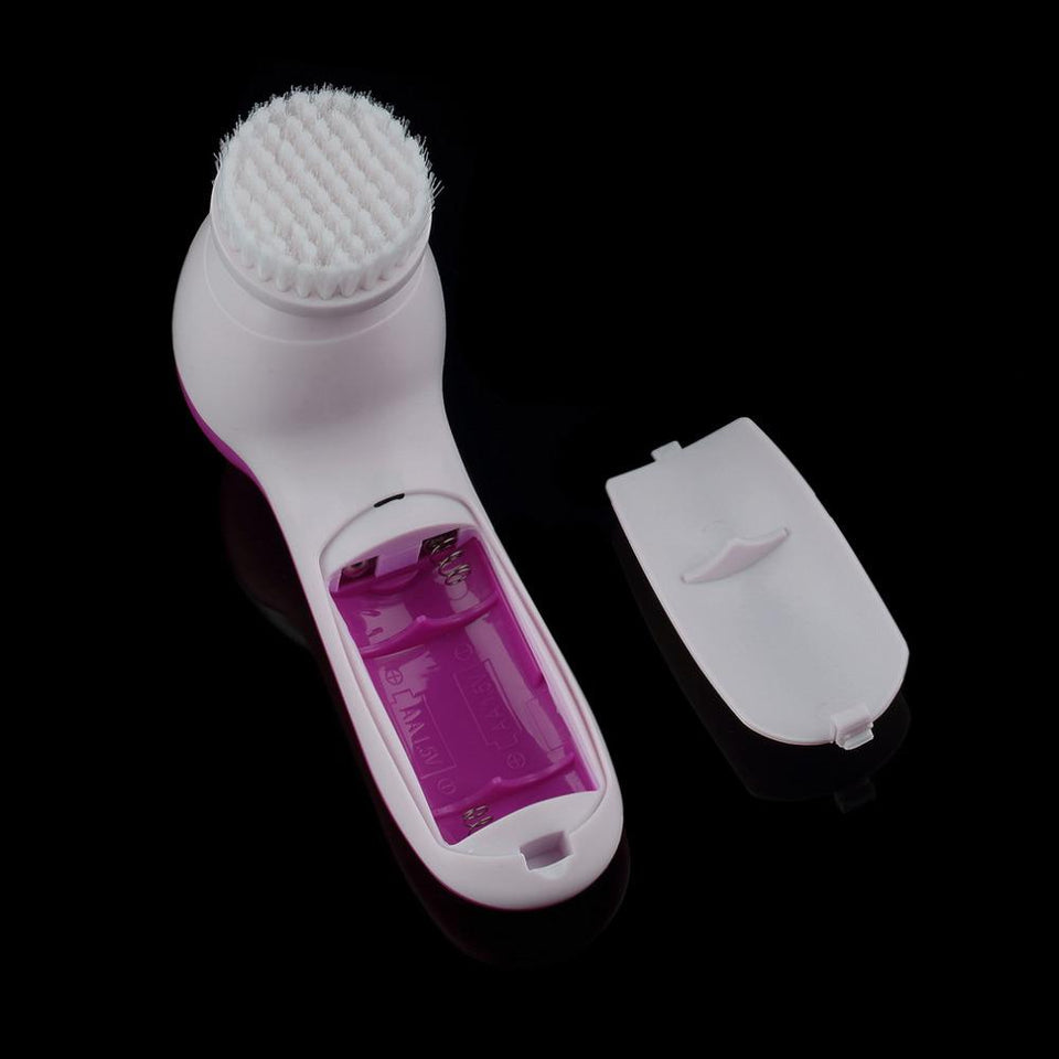 5 in 1 Waterproof Facial Cleansing Brush and Massager