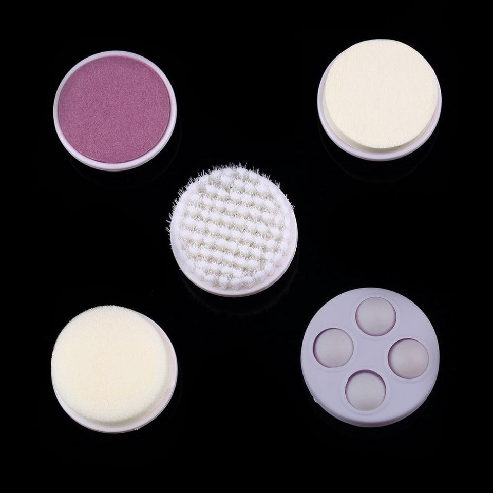 5 in 1 Waterproof Facial Cleansing Brush and Massager