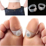 1 Pair Magnetic Toe Ring Slimming Health Foot Massage Ring