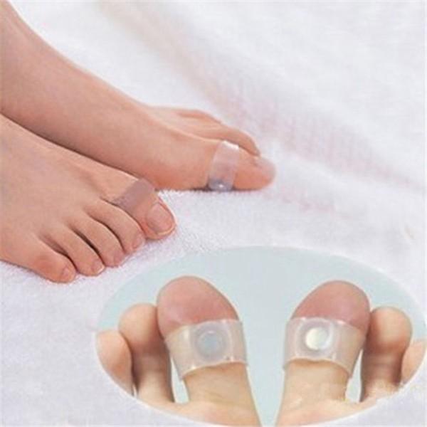 1 Pair Magnetic Toe Ring Slimming Health Foot Massage Ring
