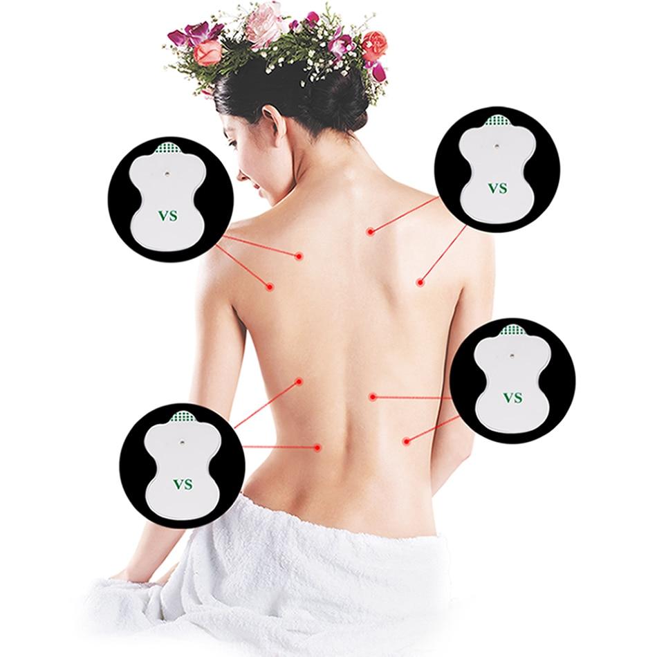 20 Pcs White Electrode Pads For Electric Tens Acupuncture Digital Therapy Machine