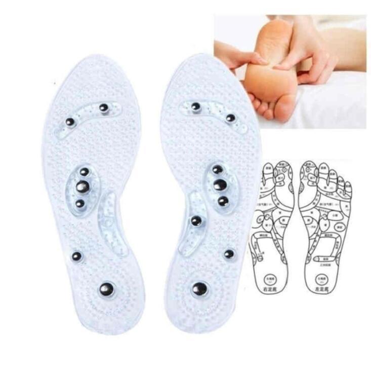 Magnetic Therapy Foot Insole Transparent Silicone Foot Massager