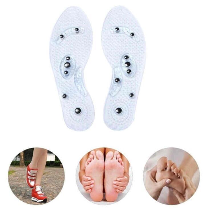 Magnetic Therapy Foot Insole Transparent Silicone Foot Massager