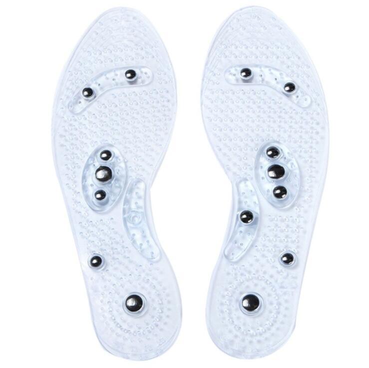 Magnetic Therapy Foot Insole Transparent Silicone Foot Massager