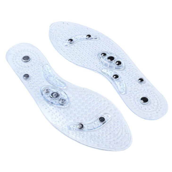 Magnetic Therapy Foot Insole Transparent Silicone Foot Massager