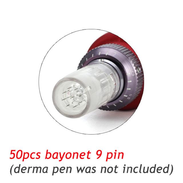 50pcs/lot Micro Needle 9 pin / 12 pin / 36 pin / nano Cartridge Replacement for Derma Pen