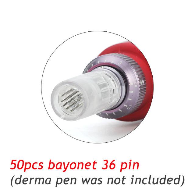 50pcs/lot Micro Needle 9 pin / 12 pin / 36 pin / nano Cartridge Replacement for Derma Pen