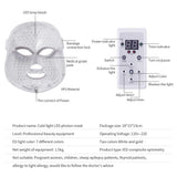 7 Colors Light Photon LED Facial Mask for Skin Rejuvenation Wrinkle Acne Removal