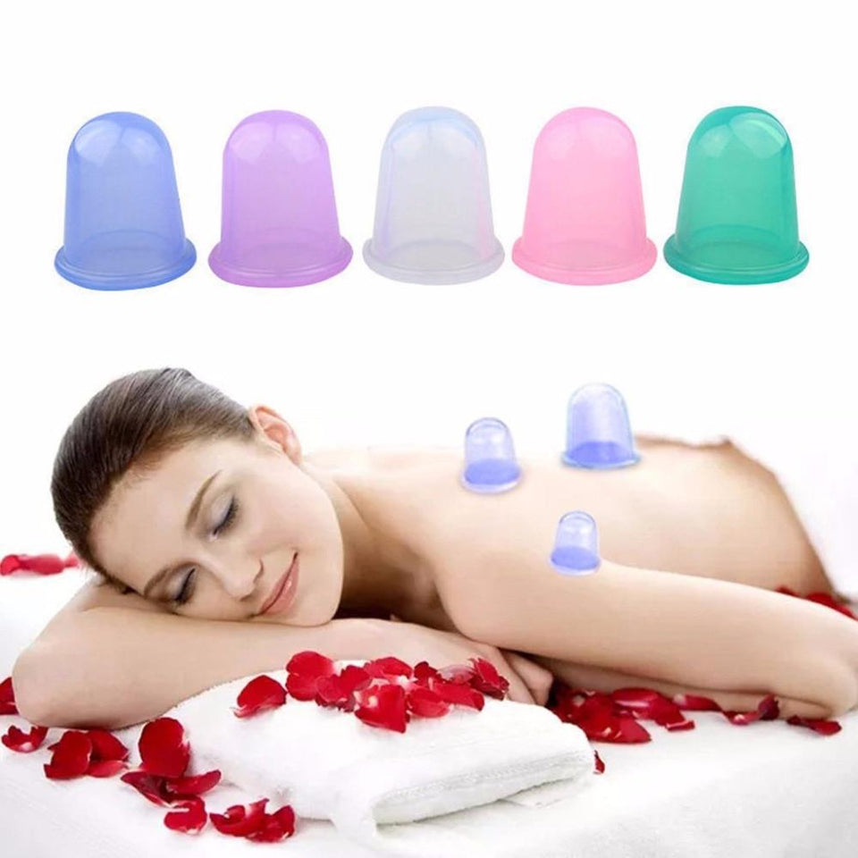 Anti Cellulite Weight Loss Vacuum Silicone Cupping Cups