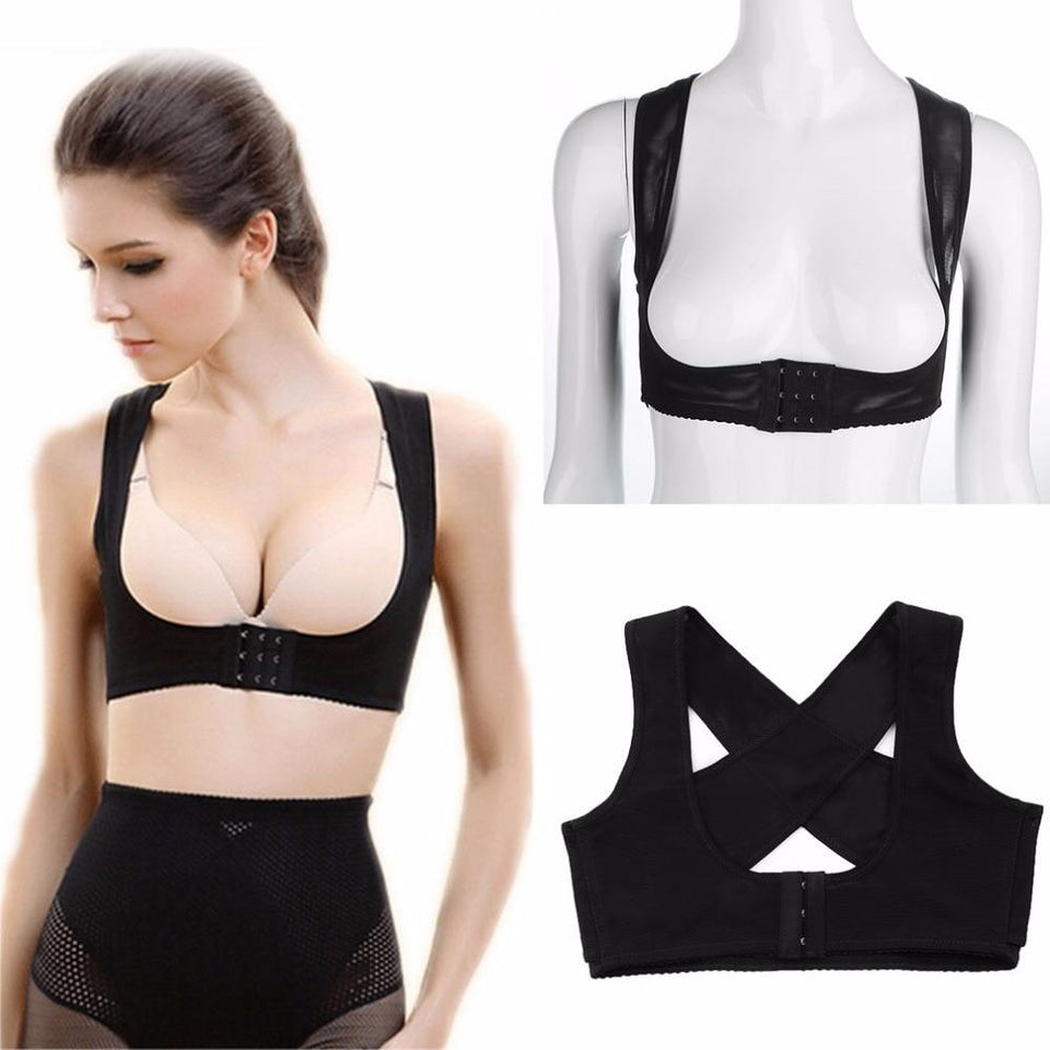 Women Back Posture Corrector Brace Strap Shoulder Chest Support