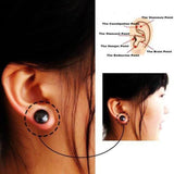 1 Pair Bio Magnetic Acupoint Healthy Earring