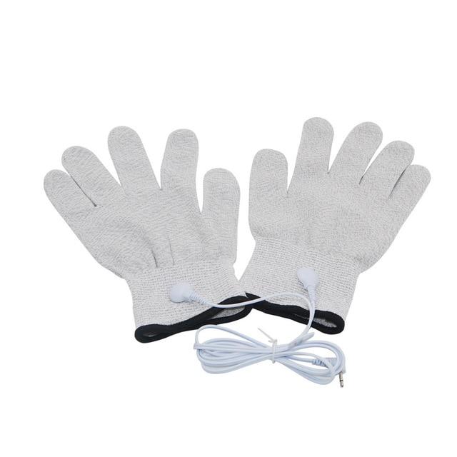 1 Pair Electrotherapy Massager Gloves For Tens Mechines