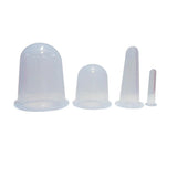4pcs/set Silicone Anti Cellulite Massage Vacuum Cupping Body Facial Cups