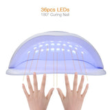 72w Led UV Lamp Nail Dryer Nail Gel Polish Curing Machine Tool