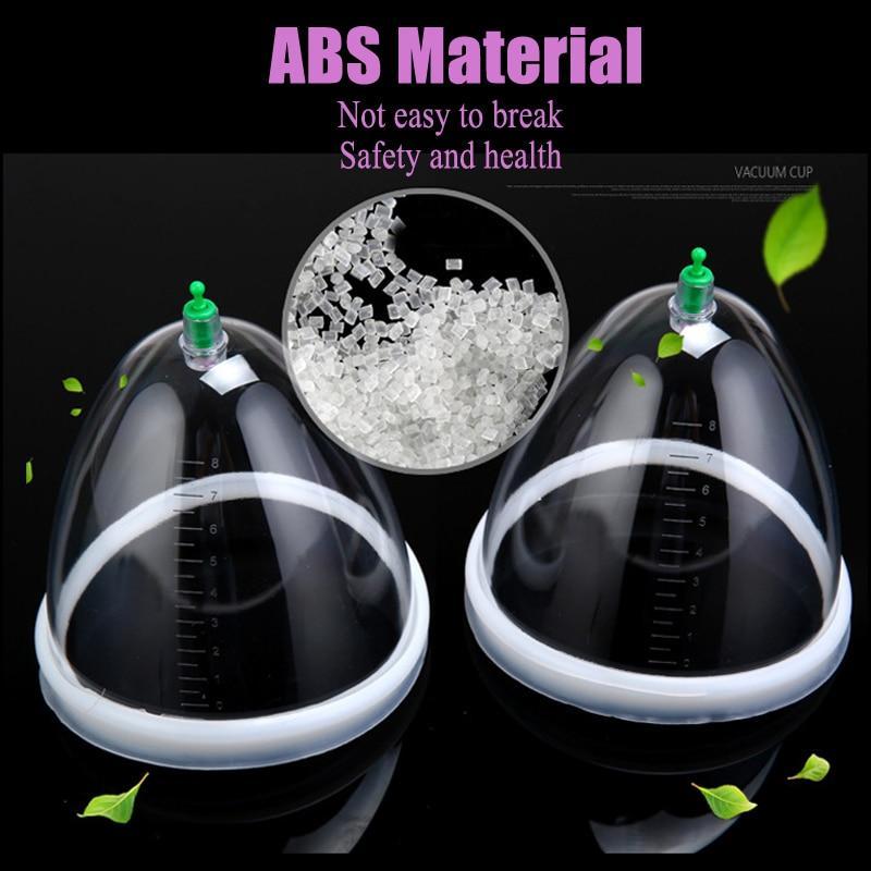 Handheld Vacuum Cupping Suction Device for Breast and Buttocks Lifting