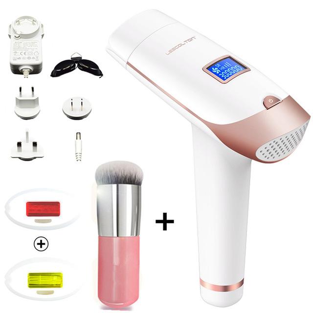 Lescolton 3 in 1 700000 Pulsed IPL Laser Permanent Hair Removal Epilator