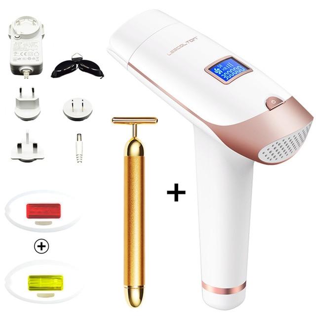 Lescolton 3 in 1 700000 Pulsed IPL Laser Permanent Hair Removal Epilator