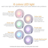 6 in 1 LED Photon Therapy Beauty Device Anti-aging Ultrasonic Vibration Facial Massager