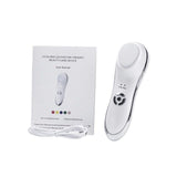 6 in 1 LED Photon Therapy Beauty Device Anti-aging Ultrasonic Vibration Facial Massager