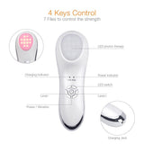 6 in 1 LED Photon Therapy Beauty Device Anti-aging Ultrasonic Vibration Facial Massager