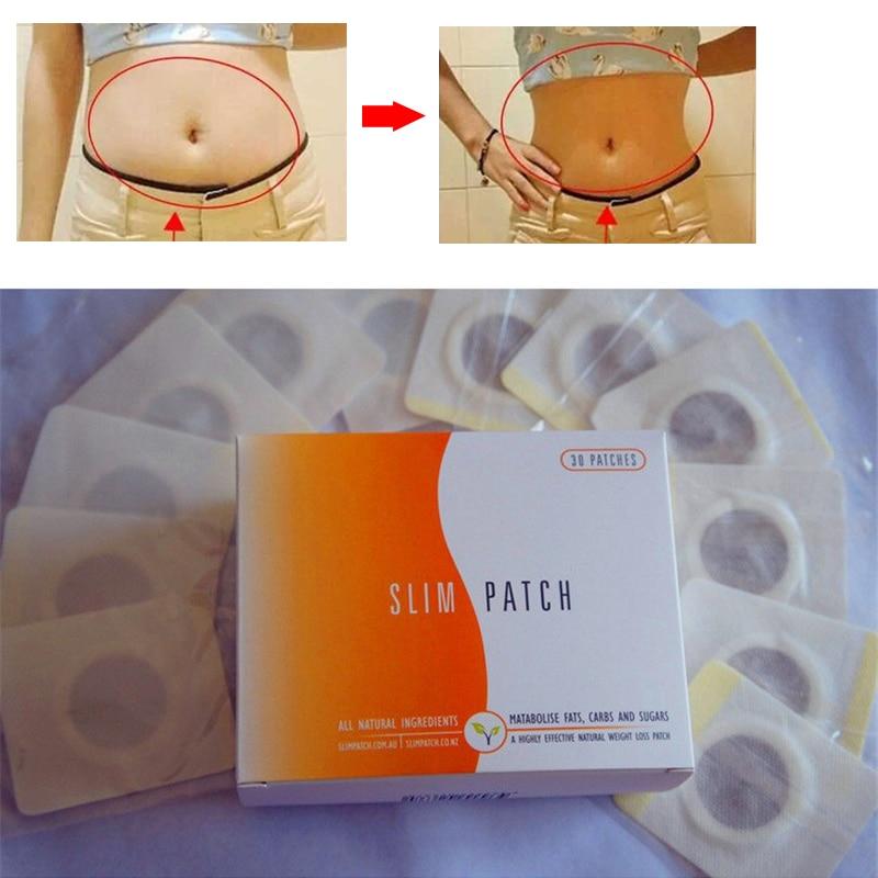 10/ 30 Pcs Natural Magnetic Abdominal Navel Slimming Patches
