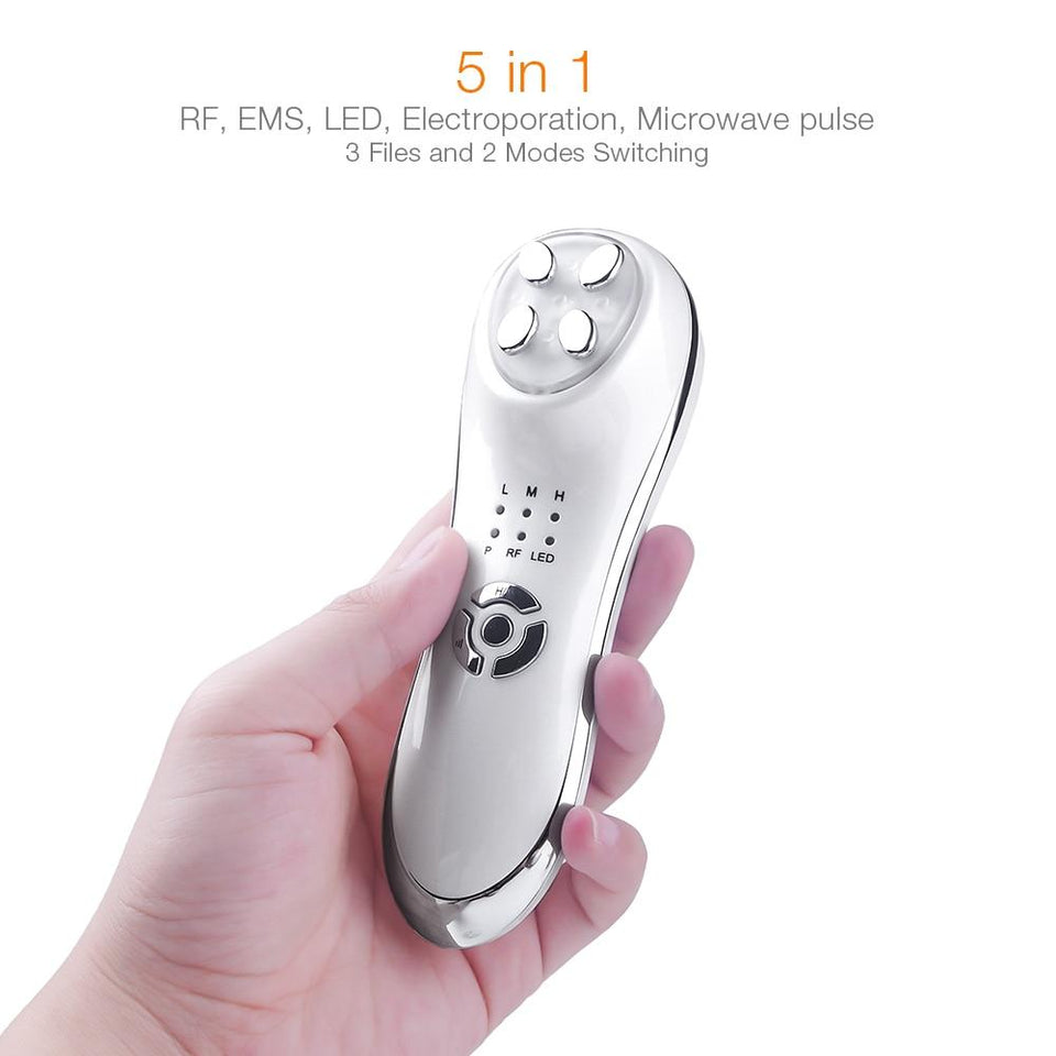 5 in 1 EMS Mesotherapy Electroporation RF LED Light Photon Skin Lifting Machine