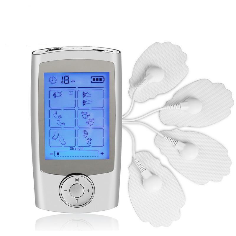 16 Modes 8 Pads Digital Pulse Muscle Massage Machine