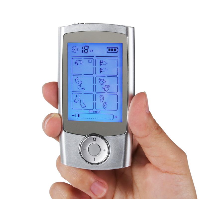 16 Modes 8 Pads Digital Pulse Muscle Massage Machine