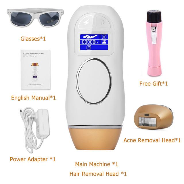 400K Flashes IPL Epilator Permanent Hair Removal Depilador