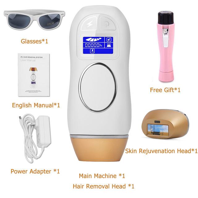 400K Flashes IPL Epilator Permanent Hair Removal Depilador