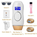 400K Flashes IPL Epilator Permanent Hair Removal Depilador