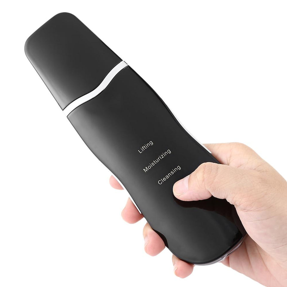 3 Modes Rechargeable Ultrasonic Scrubber Facial Spatula Cleaner