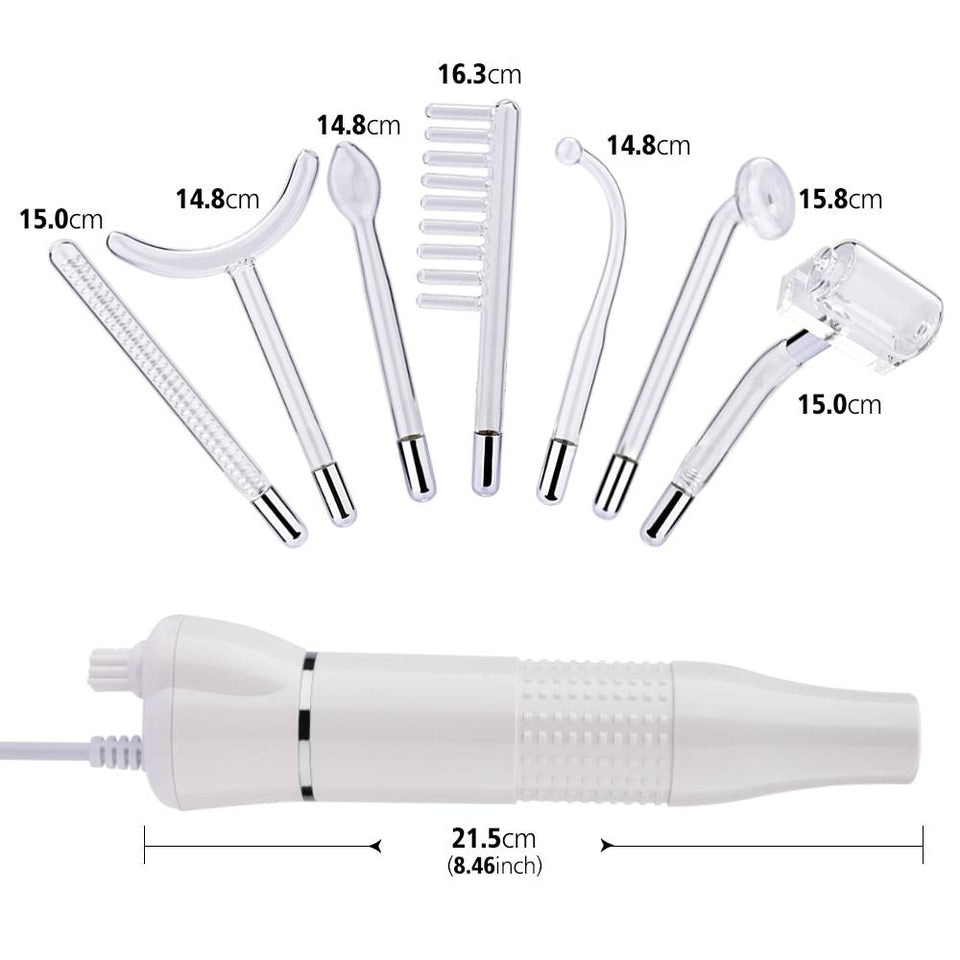 7 in 1 High Frequency Facial Beauty Machine Wrinkle/ Spot/ Acne/ Mole Eraser