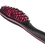 Professional LCD Display Smooth Hair Brush Comb Hair Straightener