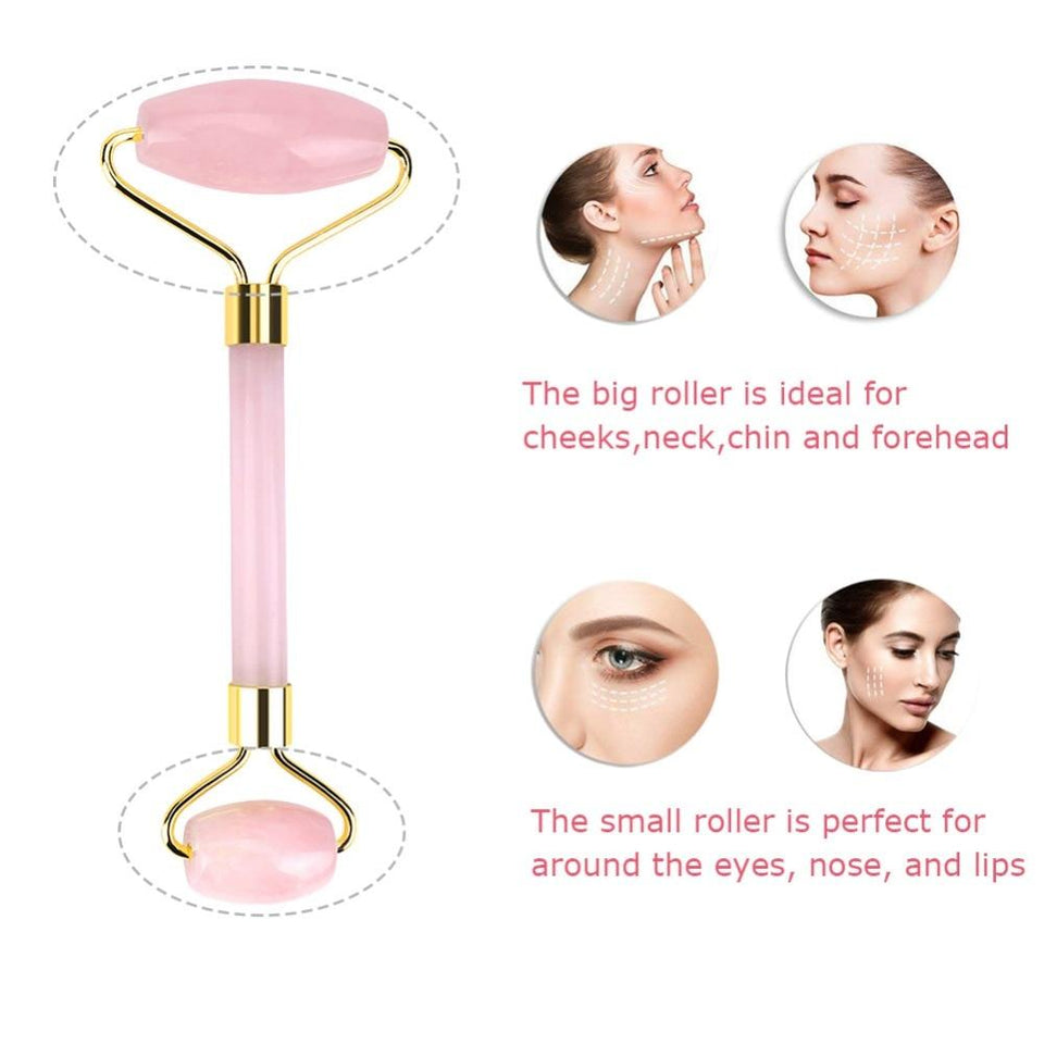Original Jade Roller and Gua Sha Tools Set Anti Aging Face Roller