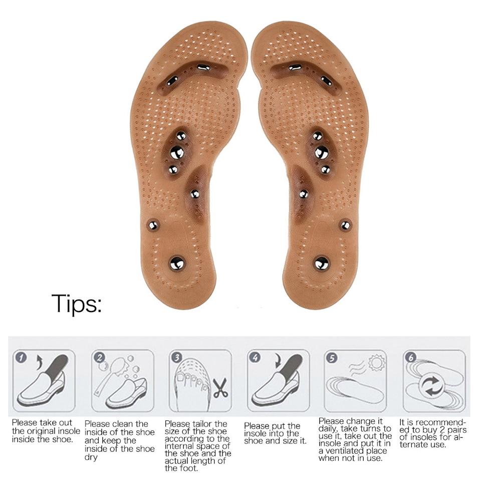 Body Detox Magnetic Foot Acupuncture Point Therapy Massage Shoe Pads