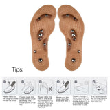 Body Detox Magnetic Foot Acupuncture Point Therapy Massage Shoe Pads