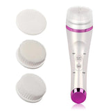 3 in 1 Vibrating Sonic Heating Makeup Remover Facial Cleansing Brush