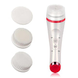 3 in 1 Vibrating Sonic Heating Makeup Remover Facial Cleansing Brush
