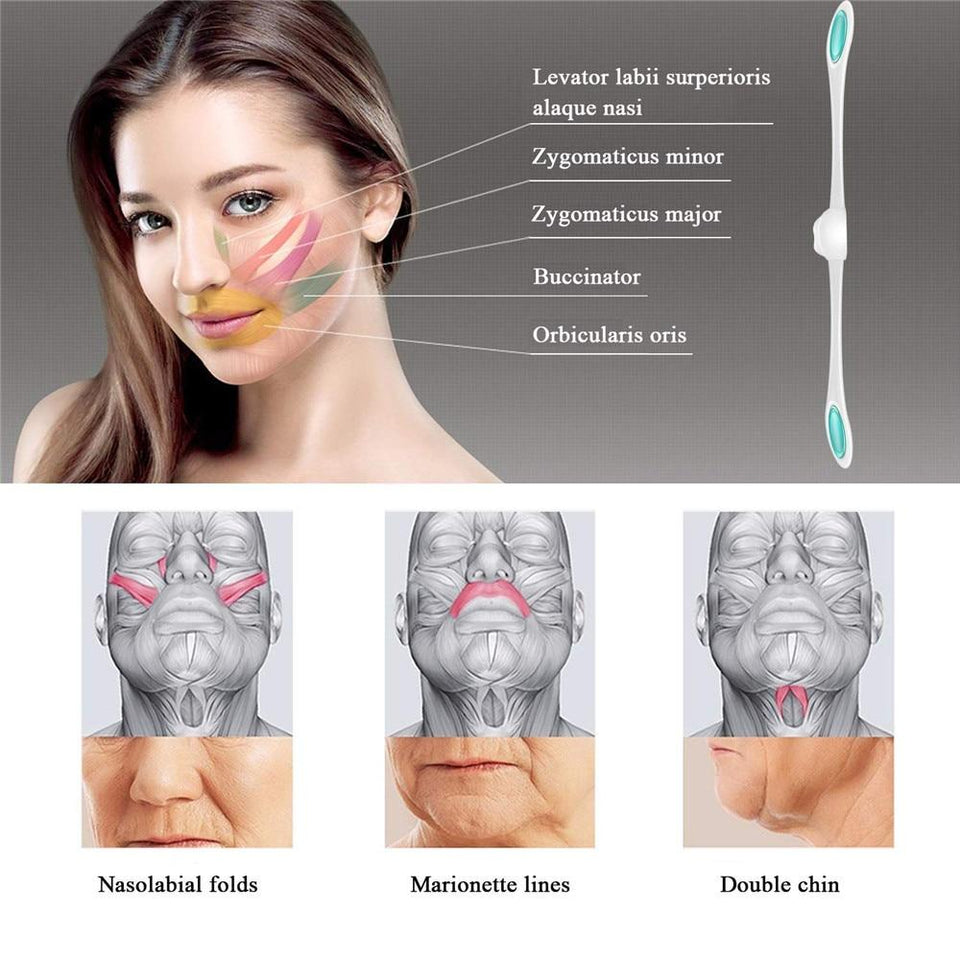 3 Modes Facial Lift Massage Face Fitness Muscle Trainer For Face Up Yoga Anti Aging