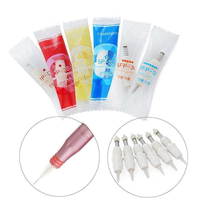 6 Type Needles For Authentic Premium Charmant Ⅱ Electric Tattoo Machine Kit
