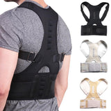 Adjustable Magnetic Posture Corrector Corset Back Brace Lumbar Support Corrector