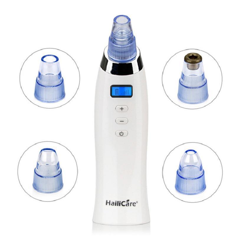 Vacuum Blackhead Acne Pimple Suction Machine with 4 Heads and Diamond Dermabrasion