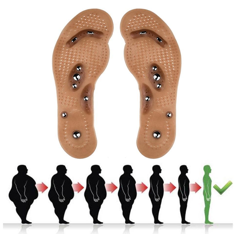Body Detox Magnetic Foot Acupuncture Point Therapy Massage Shoe Pads