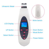 Portable LCD Ultrasonic Facial Skin Scrubber Spatula with Infusion LW-006