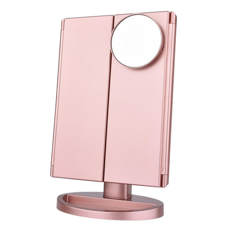 22 Led Light 1X/2X/3X/10X Magnifying Vanity Touch Screen Makeup Mirror