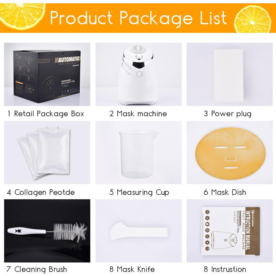Organic Fruit Vegetable Facial Mask Maker DIY Automatic Face Mask Machine